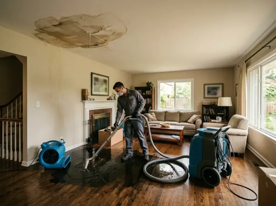 attic-pipe-burst-ceiling-drip-008 — frequently asked questions, Water Damage Restoration & Carpet Care in Fort Smith, AR